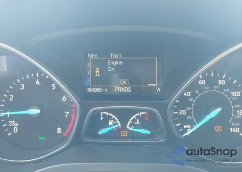 2017 Ford Escape Se z USA, uszkodzony, nr VIN 1FMCU9GD4HUD47619